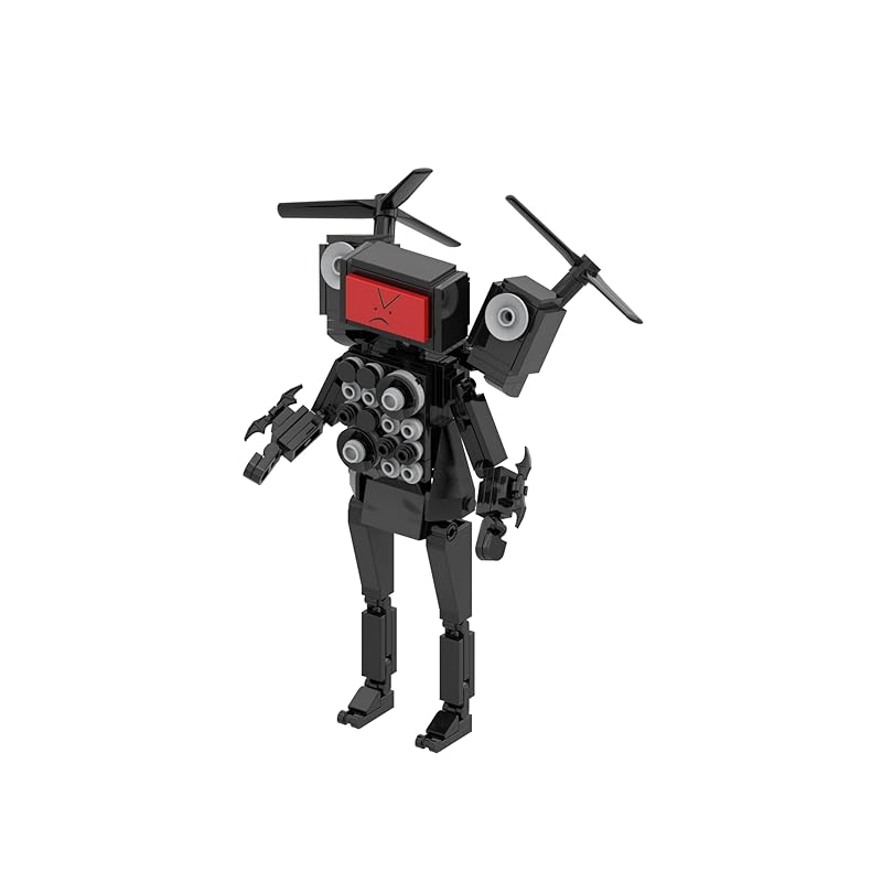 Skibidi Toilet Block Skibidi Toilet Toys Hobby Collection Items Net Anime Toy Building Blocks Ages 6+ (TV Man Titan)