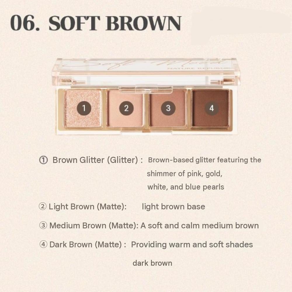 Nature Republic Daily Basic Palette-4 (Color Options)
