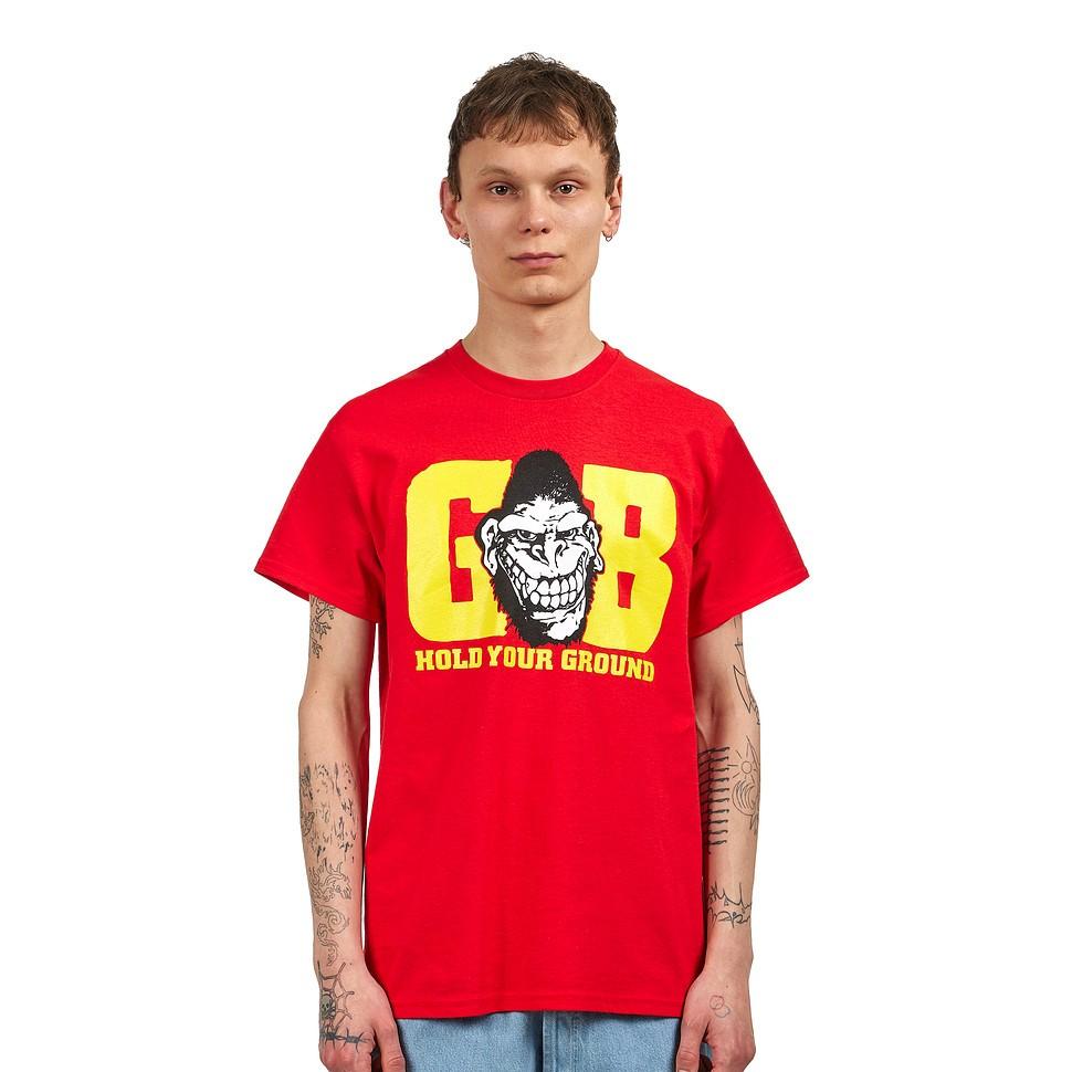 Gorilla Biscuits Hold Your Ground T-Shirt Red- XXL