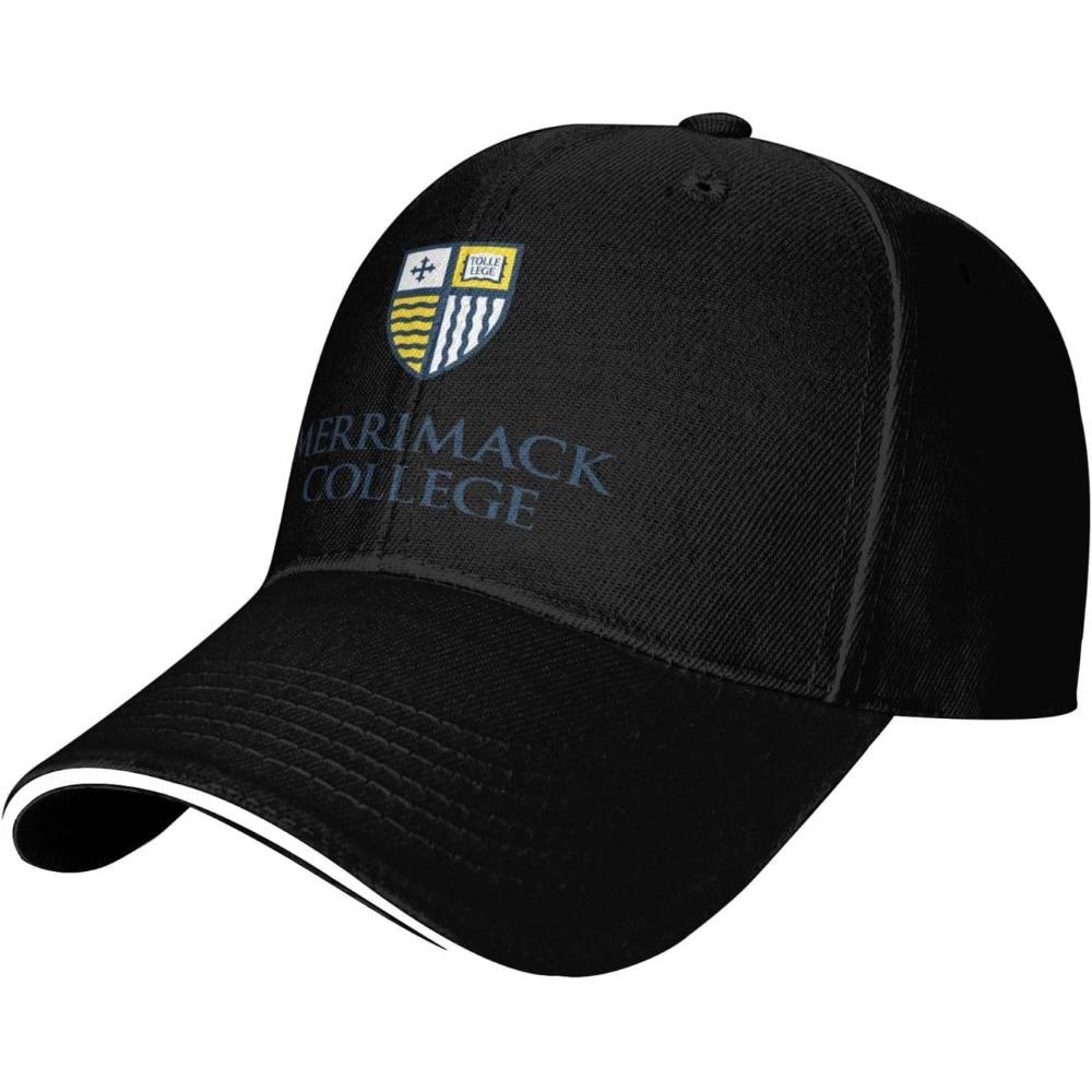 Merrimack College Logo Sandwich Cap Unisex Classic Baseball Capunisex Adjustable Casquette Dad Hat