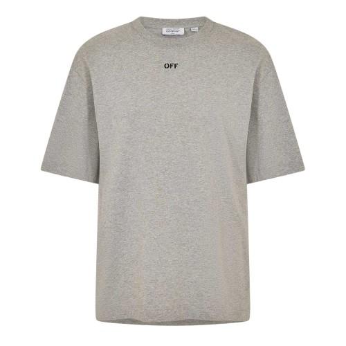 Camiseta de Algodão Off White Unissex para Adultos
