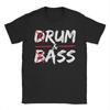 Unisexs Vintage Drum Amp Bass Rum Amp Ass Funny T Shirts  Pure Cotton Tops Cool Short Sleeve O Neck Tee Shirt Printed TShirts