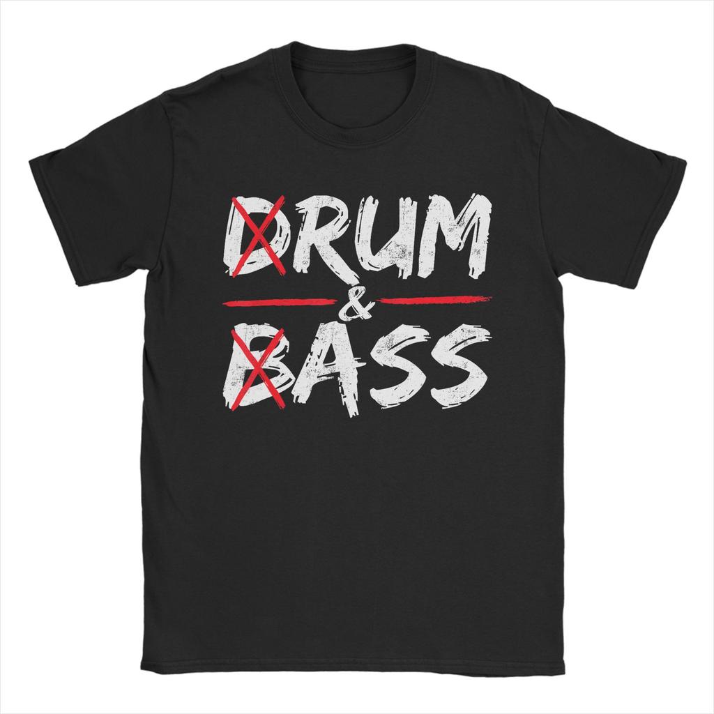 Unisexs Vintage Drum Amp Bass Rum Amp Ass Funny T Shirts Pure Cotton Tops Cool Short Sleeve O Neck Tee Shirt Printed TShirts