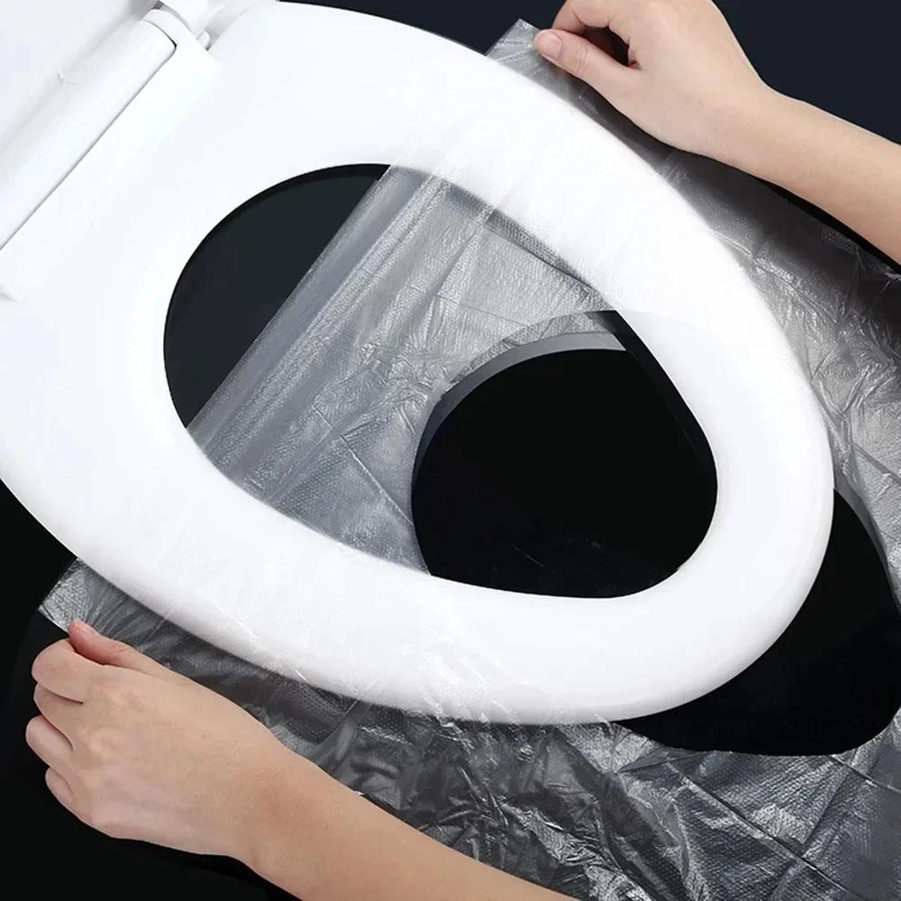 10/20/30/50pcs Toilet Accessories Universal Hotel Toilet Seats Cover Protector Cases for Mat. Supplies Travel Household Items