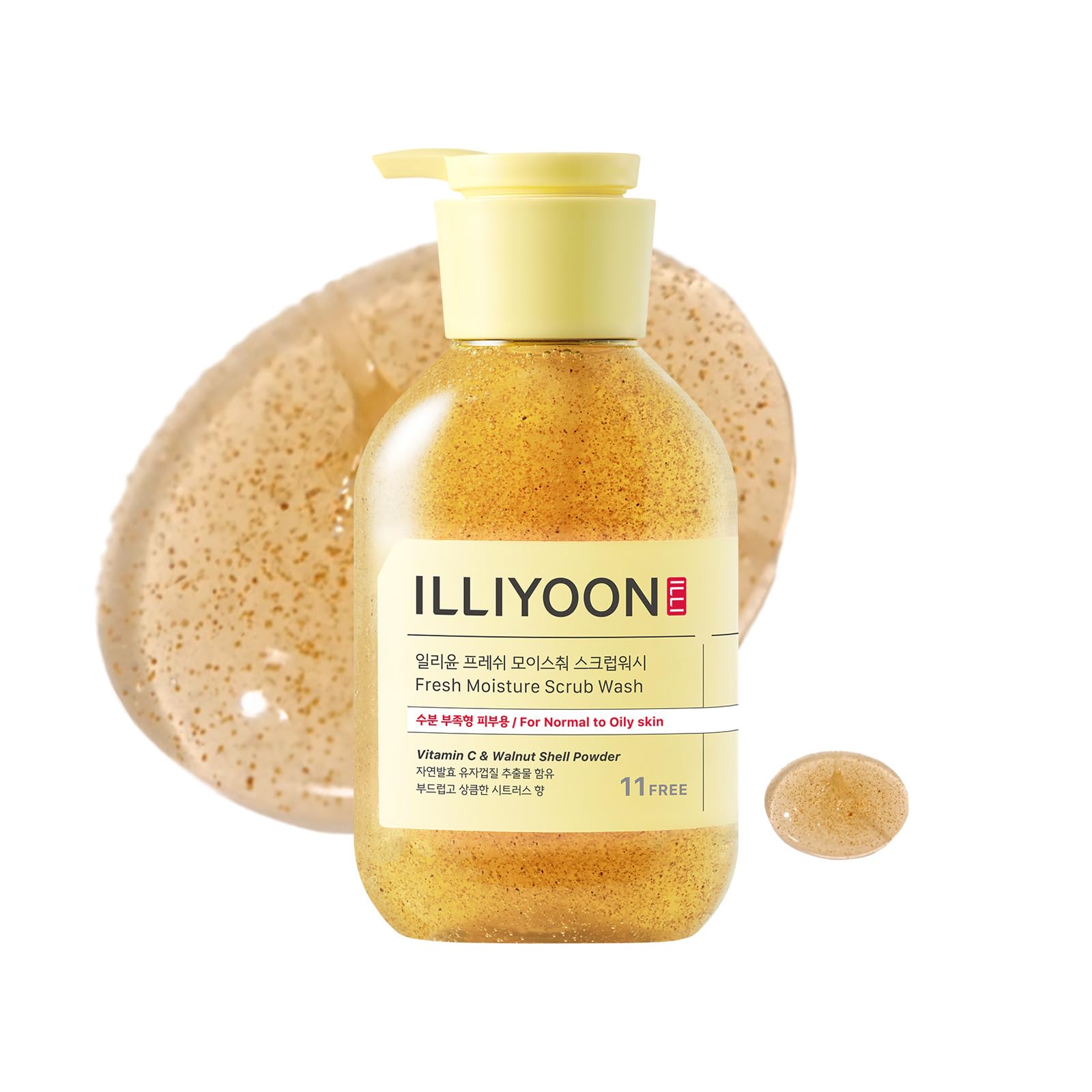 

Illiyoon Official Fresh Moisture Body Scrub Wash 400ml Citrus Scent Vitamin C Hypoallergenic Exfoliating Body Soap Korean Cosmetics