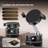 Foldable Magnetic Phone Holder with Telescopic Suction Cup for Car & Desktop