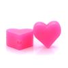 14mm 10Pcs/Lot Heart Shape Silicone Beads Baby Nursing Chewable Teething Beads Pacifier Teether DIY Necklace Accessories