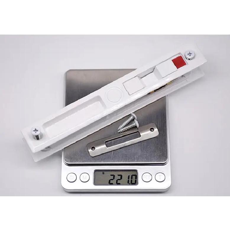 Glass Sliding Door Locks Aluminum Alloy Invisible Lock Patio Kitchen Living Room Bathroom Double Hook Lock Furniture Hardware
