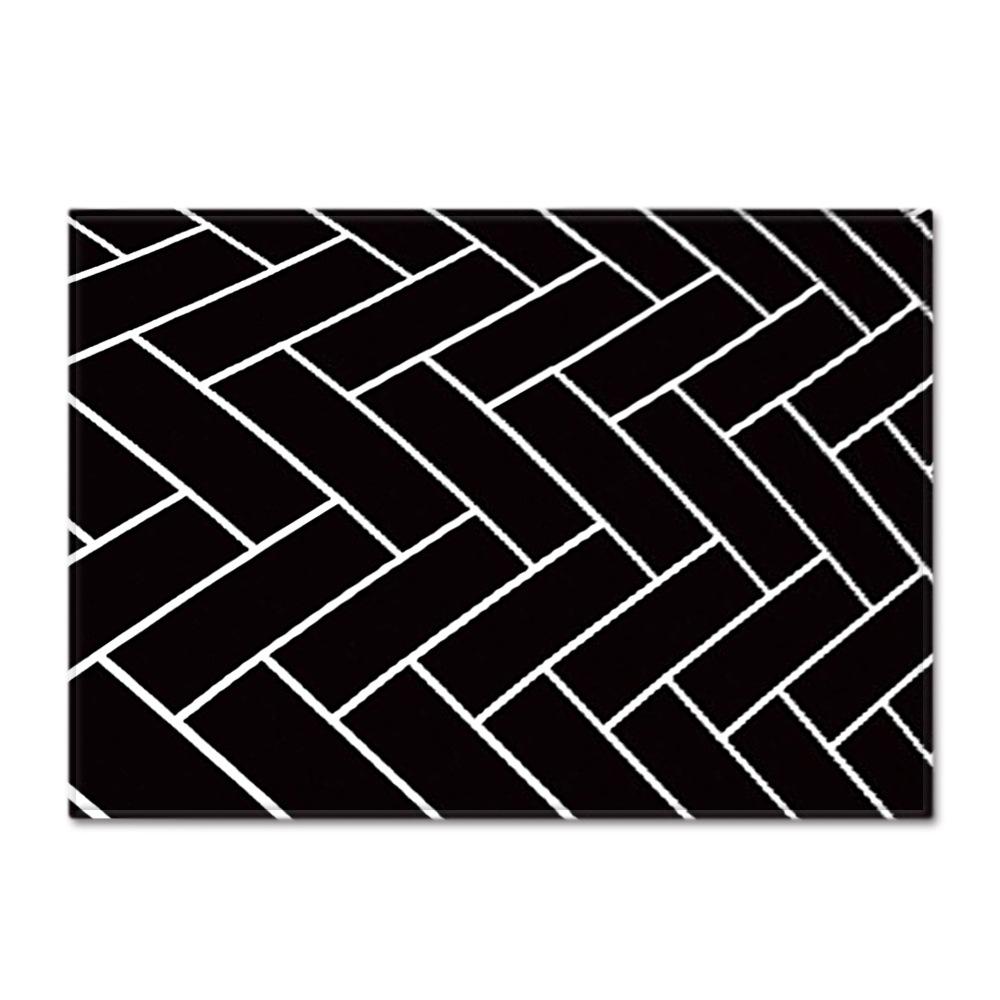 Geometric Shaped Floor Mat Bedroom Dining Room Carpet Carpet Doormat
