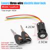 Electric Bicycle Ignition Switch Key Power Lock For Electric Scooter Portable Key Power Lock E-Bike Components Parts