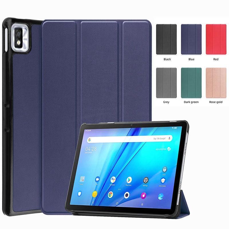 For Funda TCL Nxtpaper Tab 11 Smart Tablet Case 9466X 9166G 10S 9080G 10.1 Tri-Folded Stand Magnetic Cover with Hard Back Shell