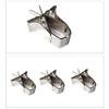 3PCS Metal Bird Feeder Quick Installatioin Design AntiWaste Food Feeding Clip Fruit Vegetable Clamp for Birds Rodents
