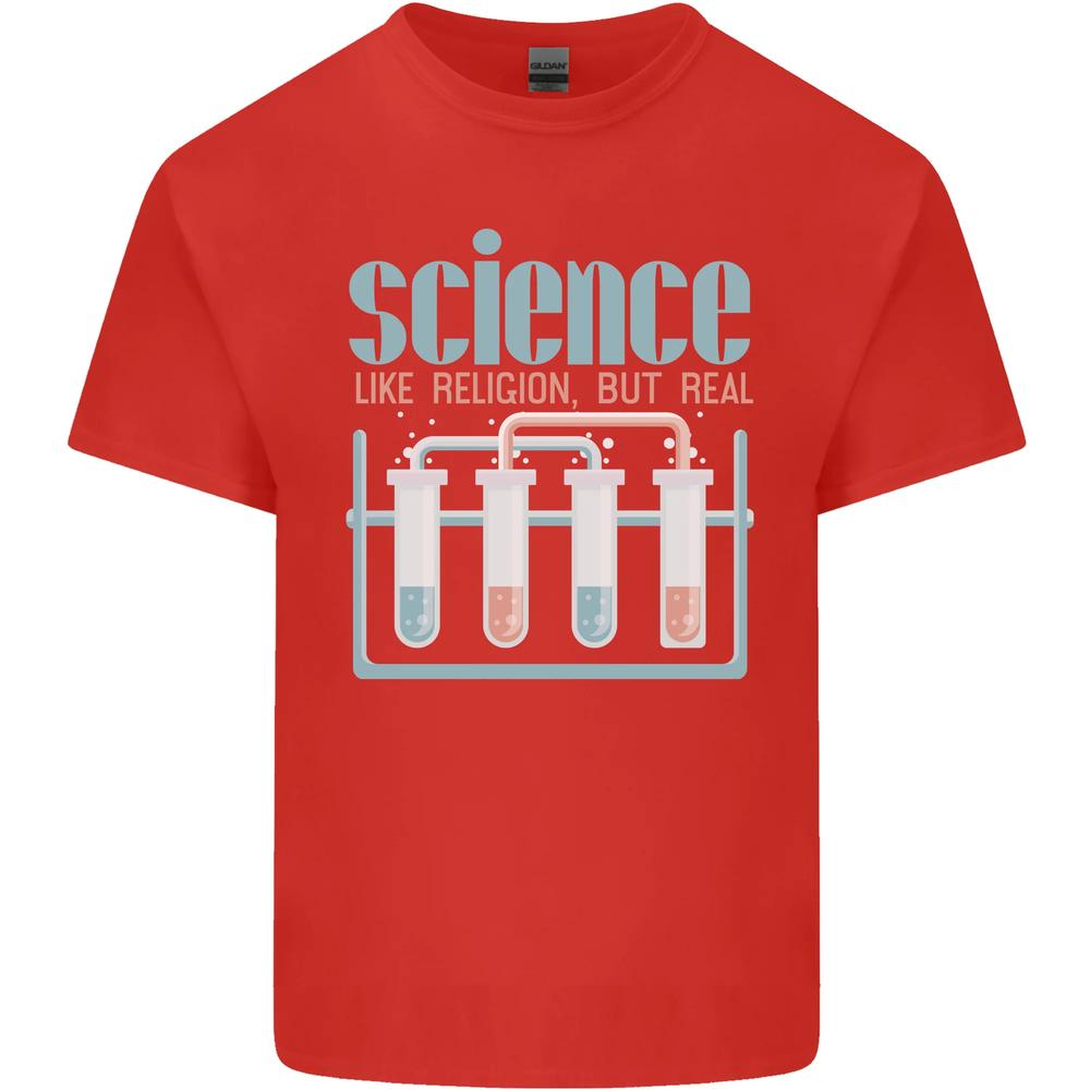 Science Like Religion Atheist Atheism Evolution Unisexs Cotton TShirt Tee Top