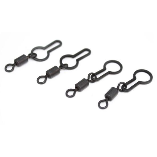 20Pcs Quick Change Ring PVA Bag Hanging Swivel Clips Carp Fishing Tackle Tool