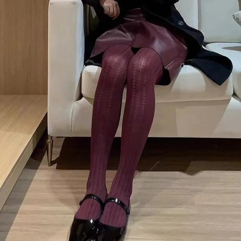 Lolita Vintage Tights Women Fashion Hollow Out Pantyhose Sculpted Mesh Women Stockings For Dress  Spring Legging