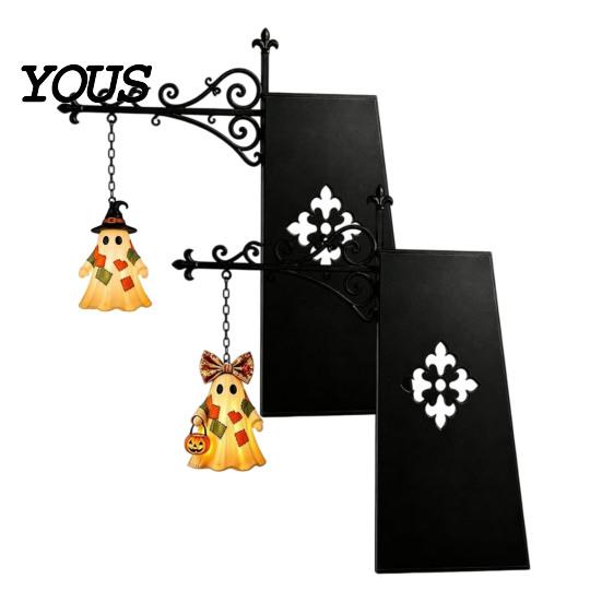 Battery Operated Party Lights Halloween Library Lantern, Decorative Bookshelf Lamp, Patchwork Ghost Cute Cartoon Decorations Light with Witch