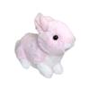 Aurora Plush Toy - Fluffy Crawling Rabbit - Pink