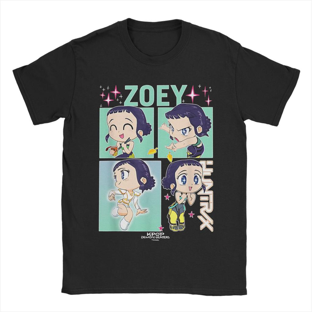 Summer Round Neck 3D Demon Hunter Printed Top Fashionable Casual Short Sleeved Children's Boy and Girl Kids Unisex T-shirts