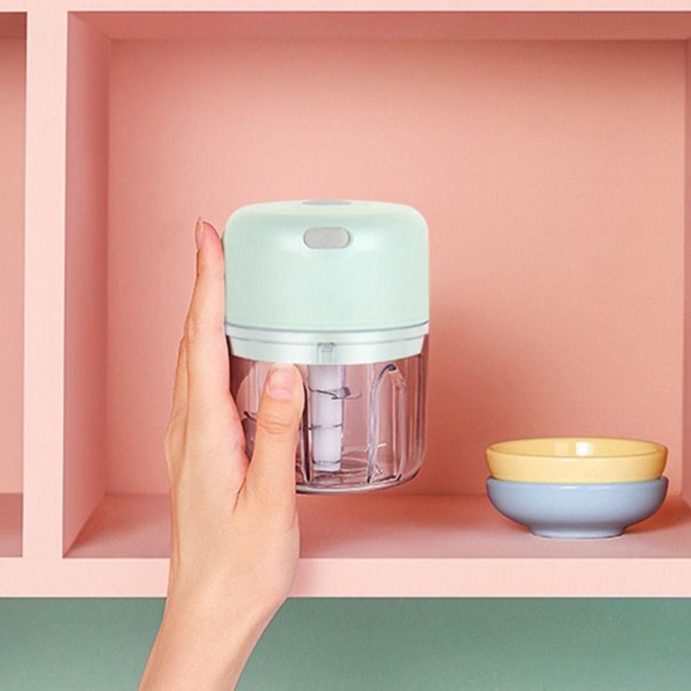 100/250ml Electric Mini Garlic Chopper Wireless Garlic Masher Machine  Kitchen Gadgets