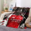 Bukayo Saka Printed Flannel Blanket, soft throw for bedroom sofa, washable, fan merchandise, great gift.
