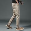 2026 New Plush/Regular High End Men'S Casual Pants Spring And Autumn Loose Straight Leg Business Pants Men'S Autumn Long Pants