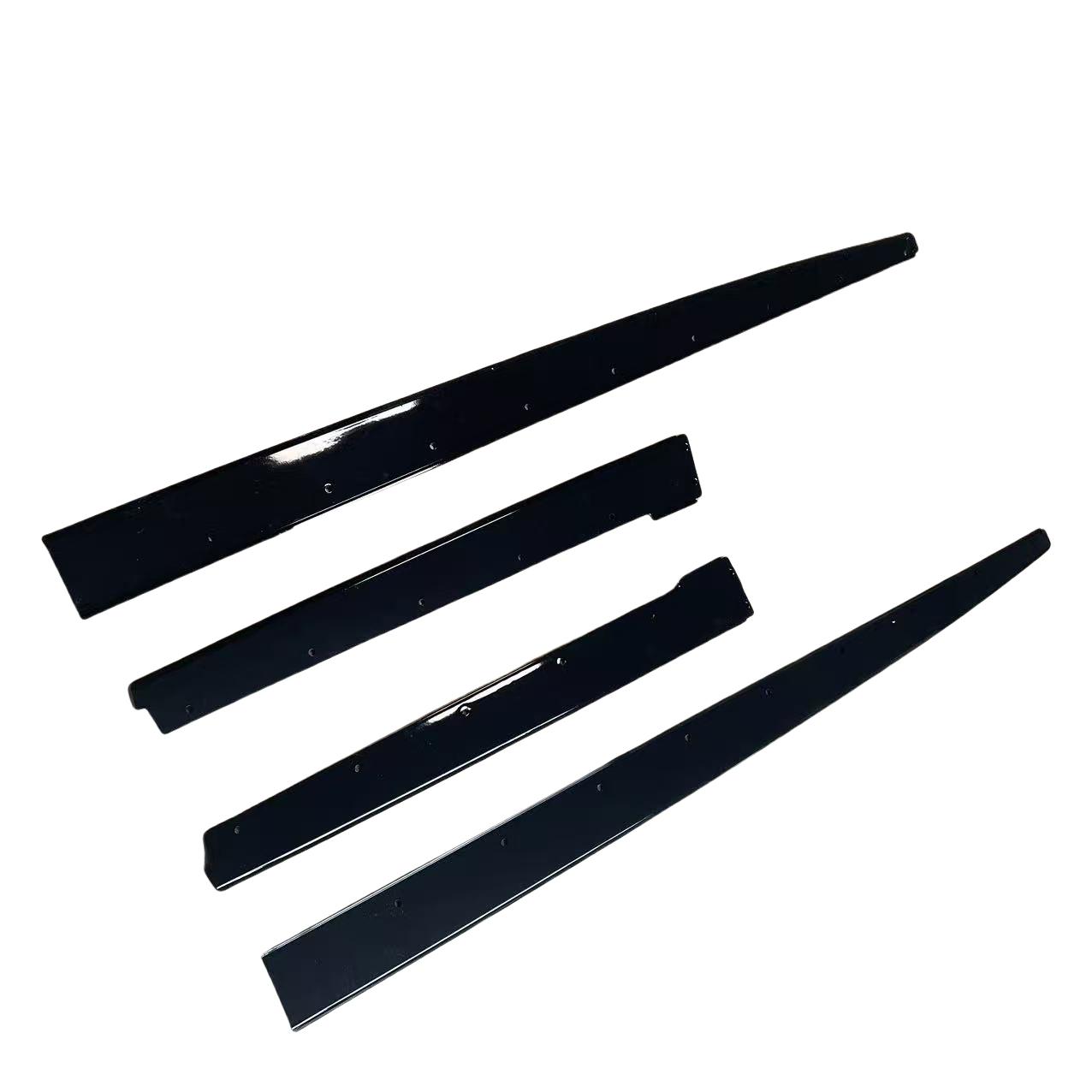 

High Quality ABS 4/Pcs Car Side Skirt Splitters Diffuser For BMW 3 Series F30 F31 2012-2018 Bumper Spoiler Body kit Glossy Black
