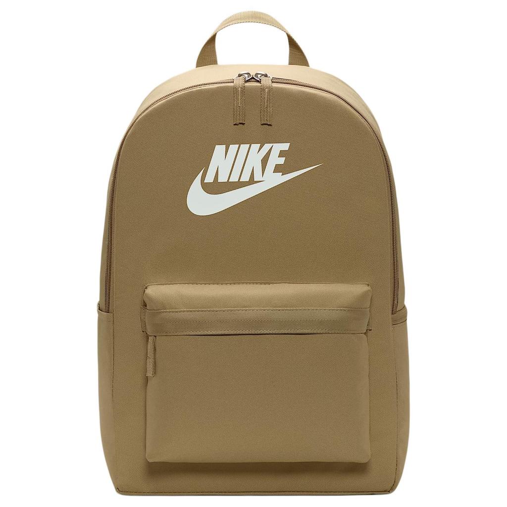 Nike Fabric Backpack Unisex Almond Tea Brown With White Mountain Peaks Casual DC4244-297
