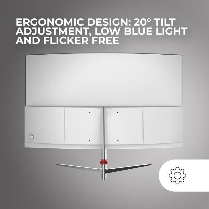 Écran gaming incurvé - mars gaming - mv-27c - 27 pouces - 200hz - hdr10 - 1ms