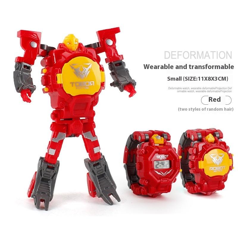 

Механический робот деформация электронные часы игрушка детский сад начальная школа дети крутая игрушка яйцо твистер подарок