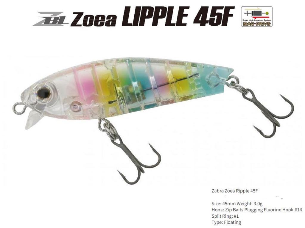 Zipbaits ZBL Zoea Lipple 45F Floating Lure 247 (8060)
