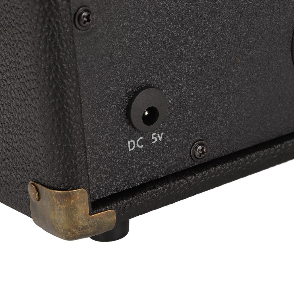 Vintage   Spker Multifunction M3 Lther Hvy Bass Knob Control Portable Wireless Spker for Outdoor Party