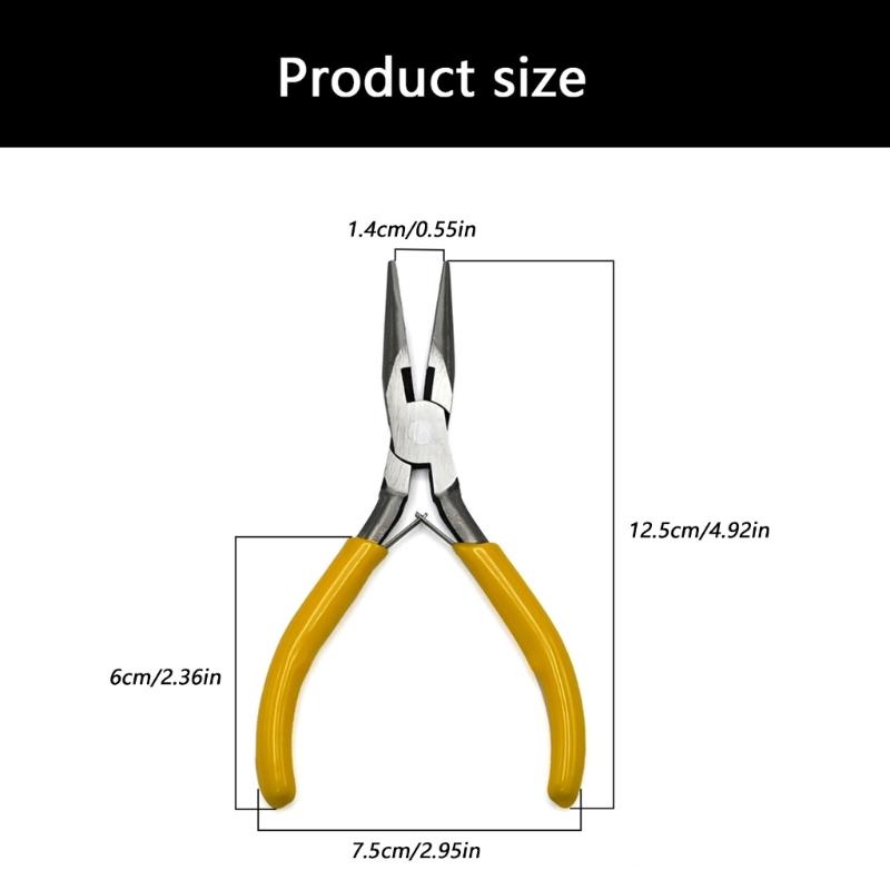 Jewelry Pliers Tool Needle Chain Round Nose Pliers for Jewelry Making Detailed Wire Shaping in Creative Projects