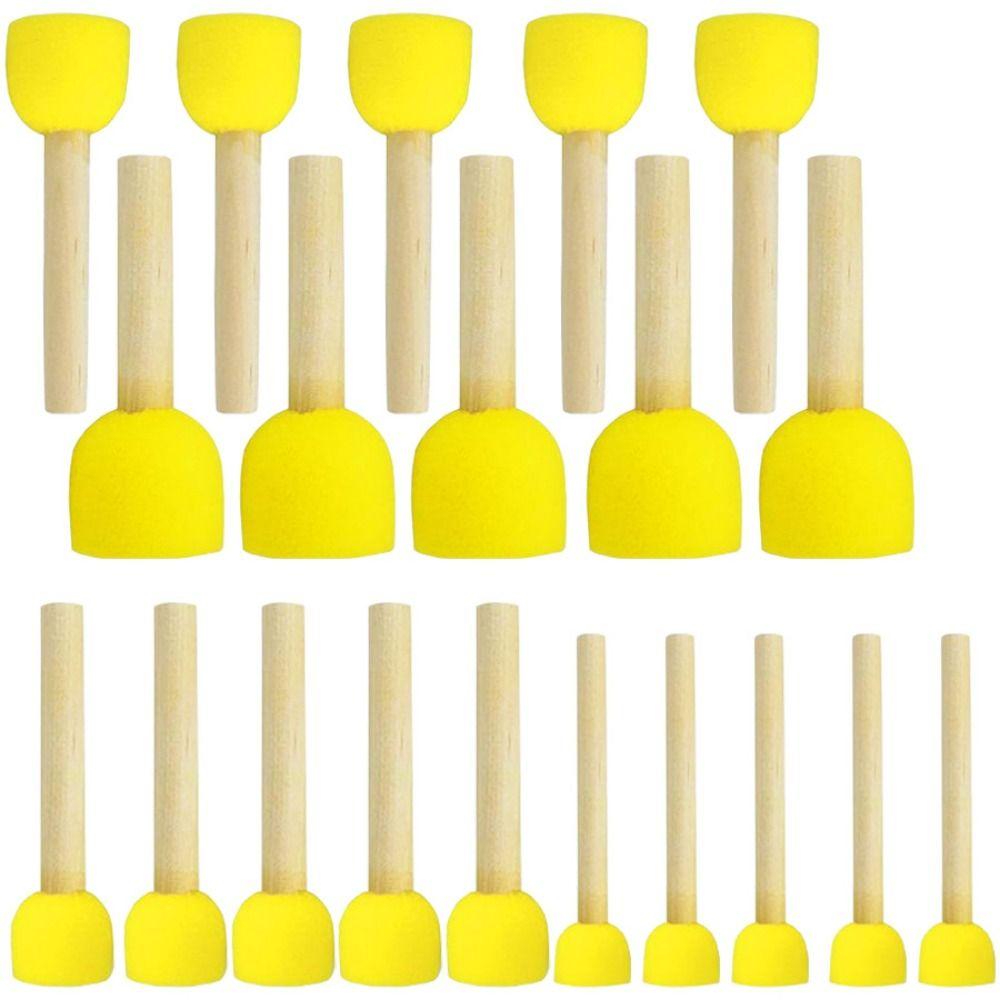 20PCS/bag Handmade Ceramic Sponge Rod Water Absorbing Coloring Sponge New Paint Crafts Sponge