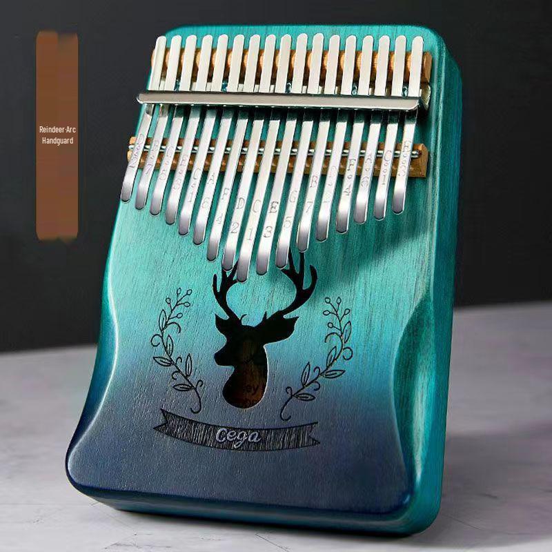 17-Key Kalimba Thumb Piano DIY Kit - Ideal Gift for Girls and Music Teaching, with Finger Piano Accessories for Relaxation