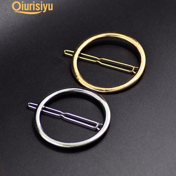 Buy Women's Round Shape Hair Accessories Hair Clip Hairpin Jewelry Lady ...