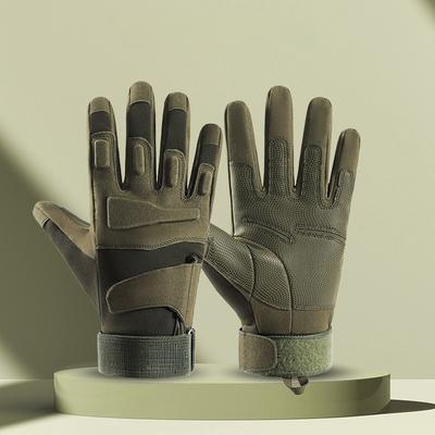 Gants de sport de plein air pour hommes, robustes, respirants, résistants à l'usure, de protection, tactiques, antidérapants, pour cyclisme