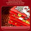 6pcs/set Horse Zodiac Red Envelopes Color Printing Cartoon Spring Festival Red Packets Traditional Blessing Luck Money Bag
