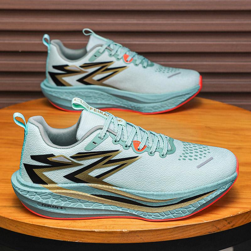 Men's and Women's Full-length Carbon Board Racing Shoes, Summer Youth Running Ultra Light Shock-absorbing Sports Shoes
