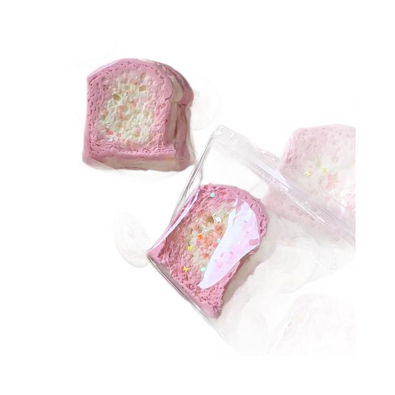 Toast Pinch High-looking Handmade Toast Toy with Watery Texture and Slow Rebound
