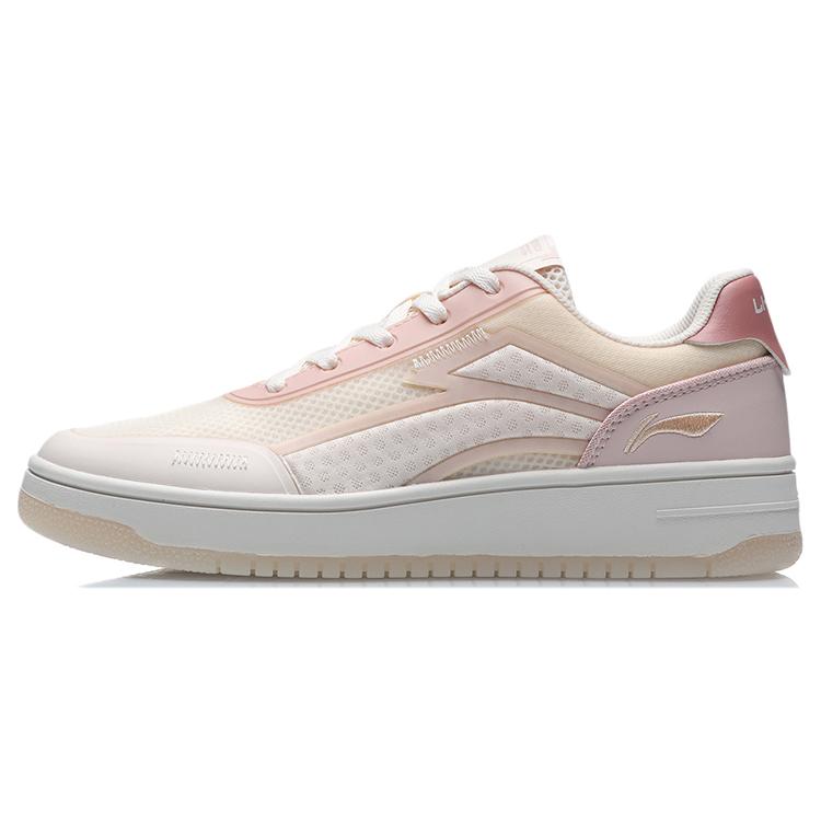 New LINING Skateboard Shoes Women's Low top Apricot/Pink AGCR186-4