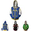Warm und gemütlich Hunter Hunter Hisoka Killua Reißverschlussjacke Cosplay Kostüm Hoodie
