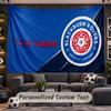 Wall Hanging Tapestry Custom NameBlackburn Rovers FC Pattern Personalized Printed Fabric Wall Decor