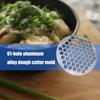 61 Hole Aluminum Alloy Dumpling Mould Press Professional Handmade Ravioli Maker For Home Restaurant Kitchens Use