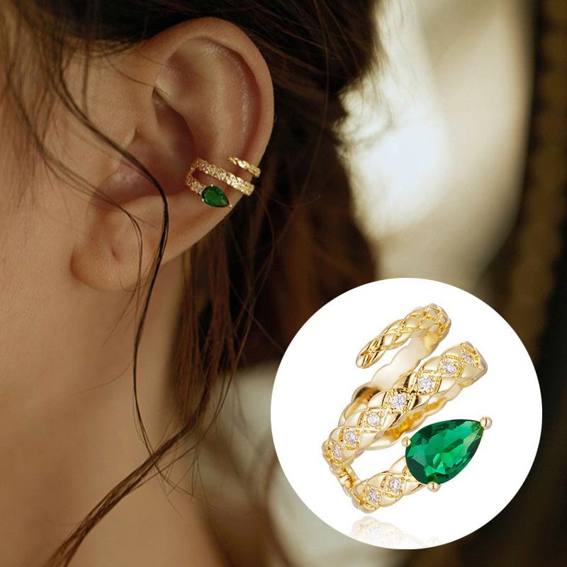 Lively Snake Year Butterfly Ear Cuff | No Piercing Elf Ear Clip