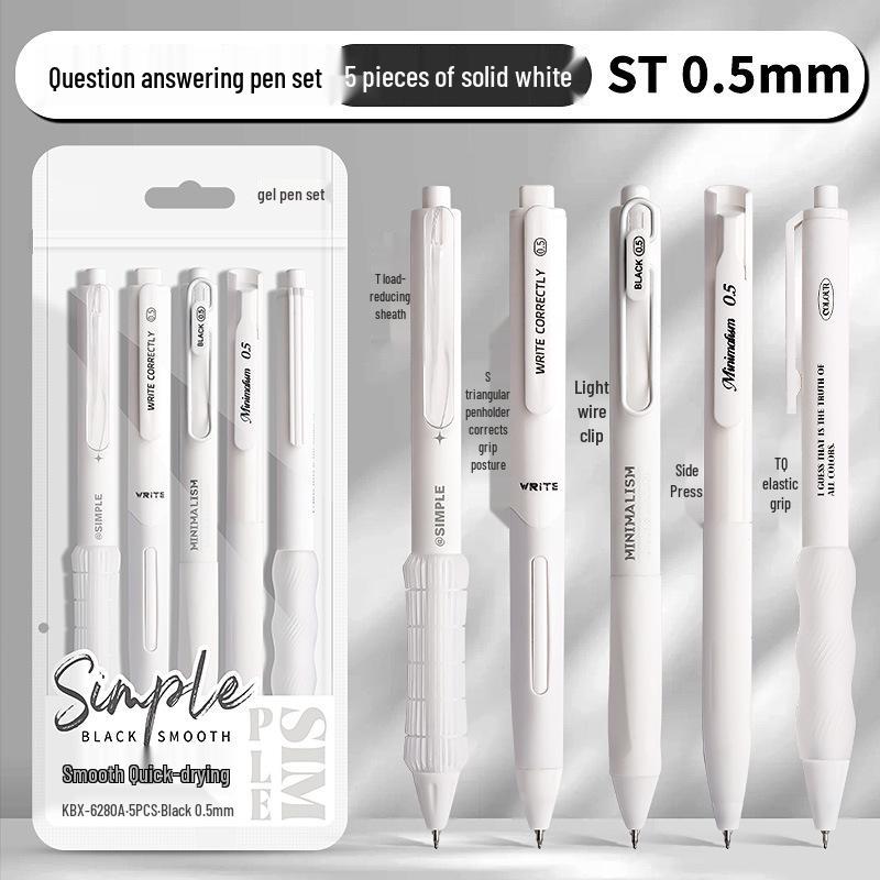 High-Capacity Transparent Practice Pen with Smooth, No-Leak Ink and Replaceable Refill, Designed for Students' Exams.