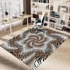 1PC Zebra Print Leopard Print Extra Large Non Slip Floor carpet, Office, family, bedroom Large Area Rug Indoor Rugs, Vibrant Colors