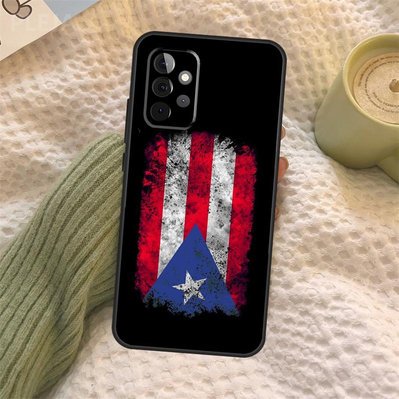 

Puerto Rico Flag Case For Samsung Galaxy A06 A26 A16 A56 A36 A05 A22 A32 A52 A54 A34 A14 A55 A15 A53 A33 A35 Samsung A22 5G