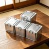 Rectangular Metal Iron Storage Box Durable Stackable Design with Lid for Cake Packaging Kitchen Organizer