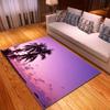Beach Concept Landscape Living Room Carpet Bedroom Dining Room Floor Mat Pattern Size