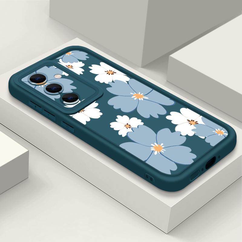 Flower Pattern Soft TPU Case For Samsung Galaxy S26 S25 S24 S23 S22 Ultra S23 FE A57 A17 A56 A55 A15 A16 A36 A37 5G Back Cover